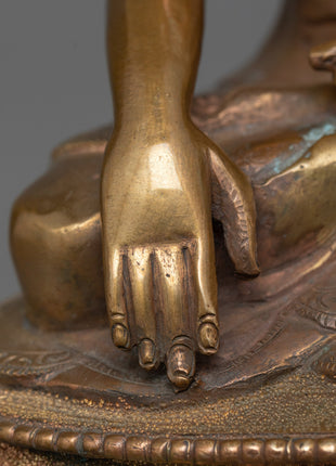 Buddha Shakyamuni Copper Statue |  Symbolizing Universal Compassion and Wisdom
