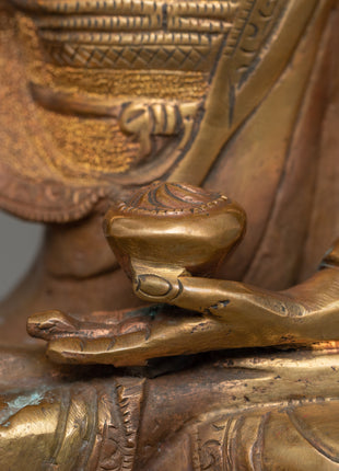 Buddha Shakyamuni Copper Statue |  Symbolizing Universal Compassion and Wisdom