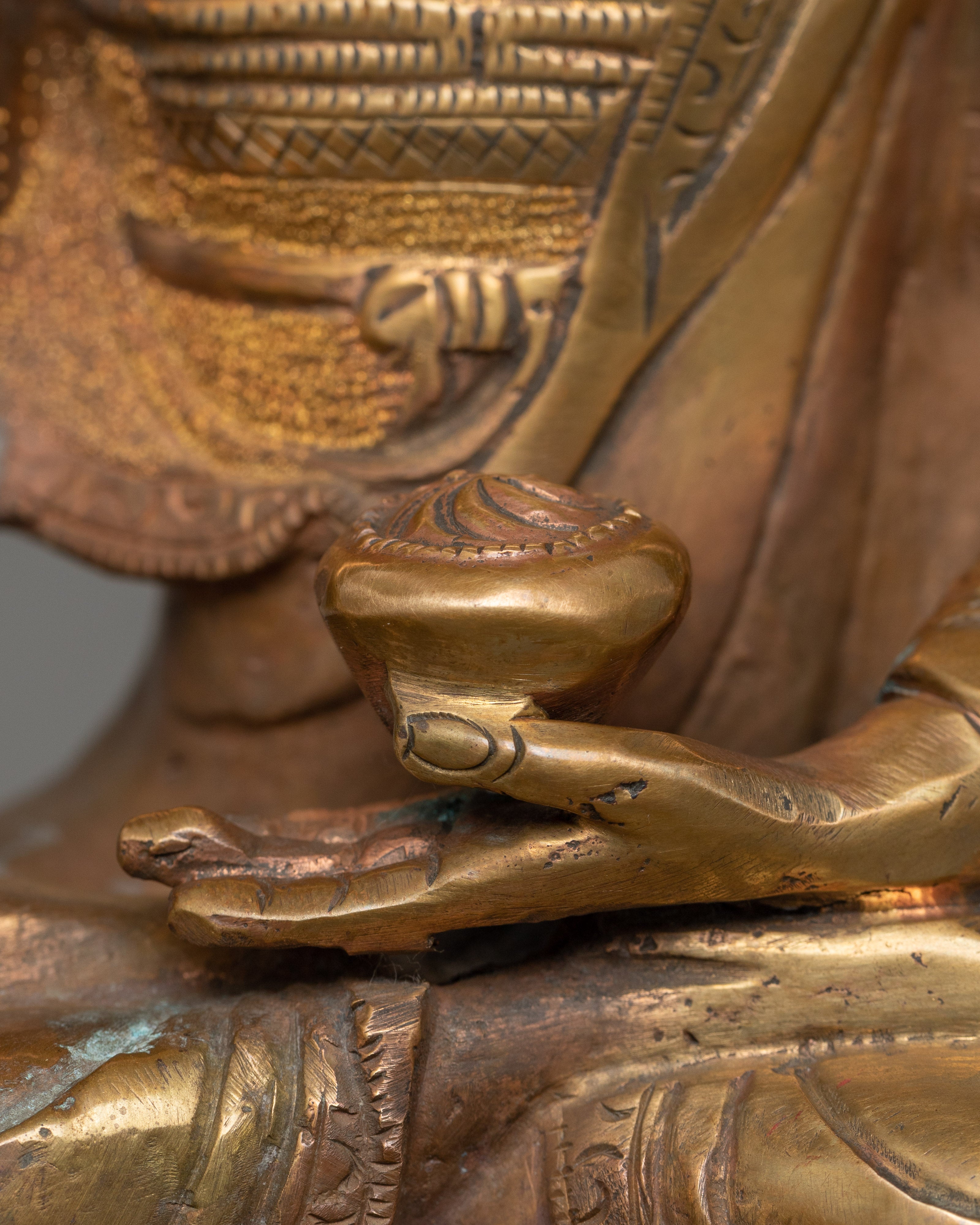 Buddha Shakyamuni Copper Statue |  Symbolizing Universal Compassion and Wisdom