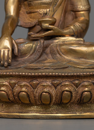 Buddha Shakyamuni Copper Statue |  Symbolizing Universal Compassion and Wisdom