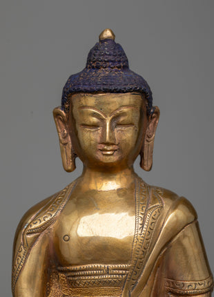 Buddha Shakyamuni Copper Statue |  Symbolizing Universal Compassion and Wisdom