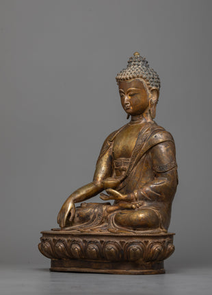 Shakyamuni Buddha Statue with 24K Gold Gilding | Exquisite Manifestation of Sacred Artistry