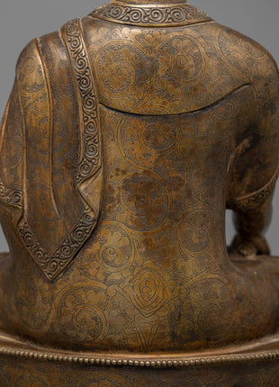 Shakyamuni Buddha Statue with 24K Gold Gilding | Exquisite Manifestation of Sacred Artistry
