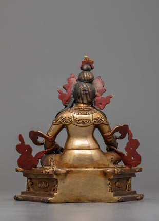 Dzambhala Wealth Buddha Statue | Traditional Nepalese Art