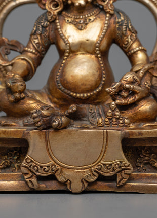 Dzambhala Wealth Buddha Statue | Traditional Nepalese Art