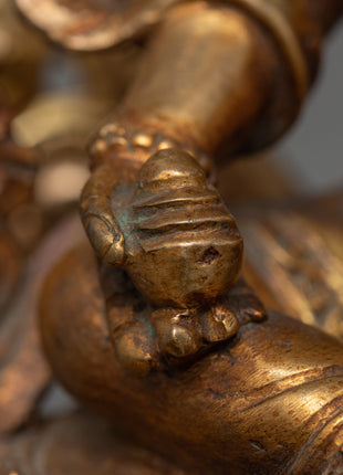 Dzambhala Wealth Buddha Statue | Traditional Nepalese Art