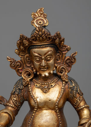 Dzambhala Wealth Buddha Statue | Traditional Nepalese Art