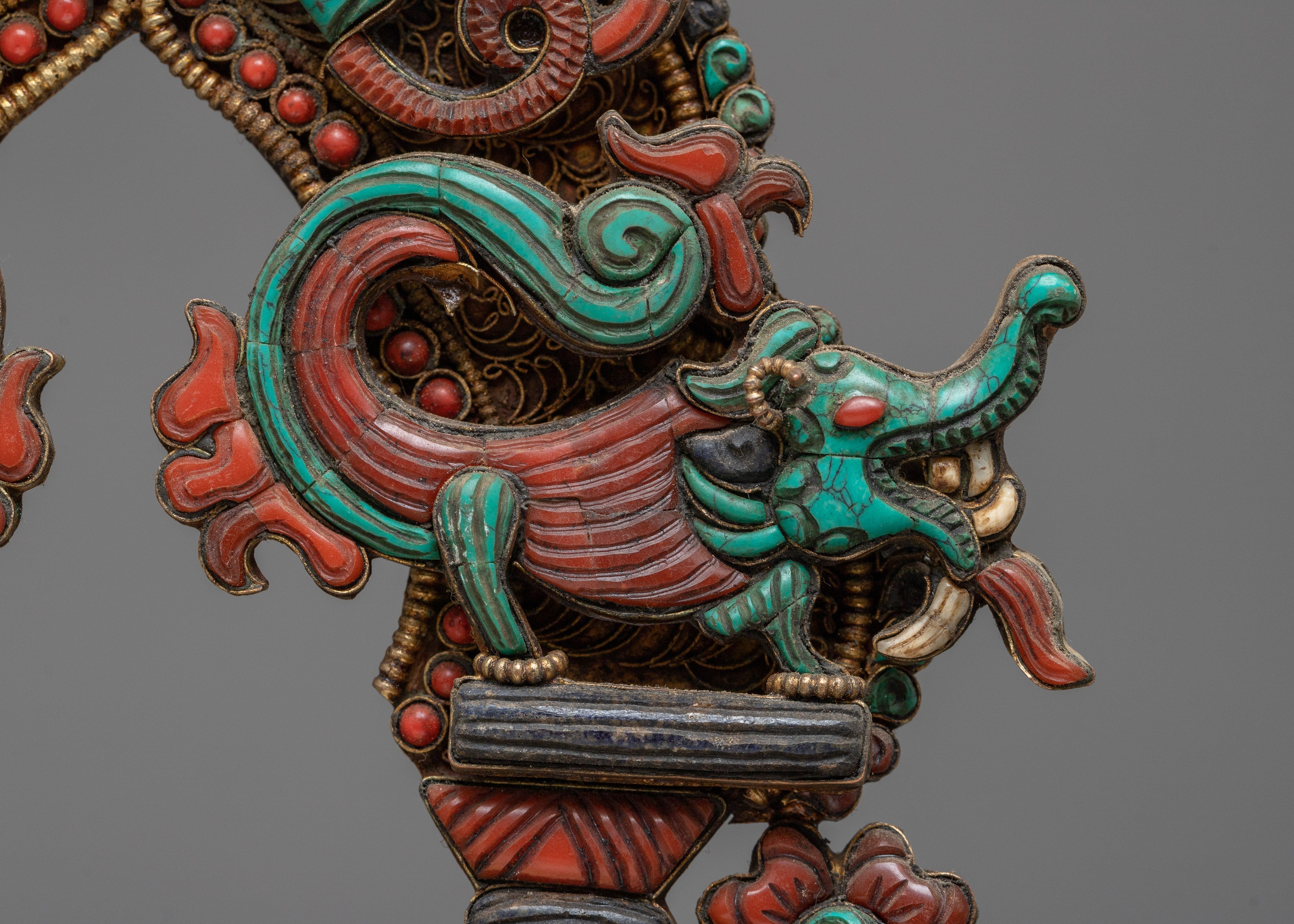Turquoise Green Tara Statue  |  Compassionate Goddess Figure