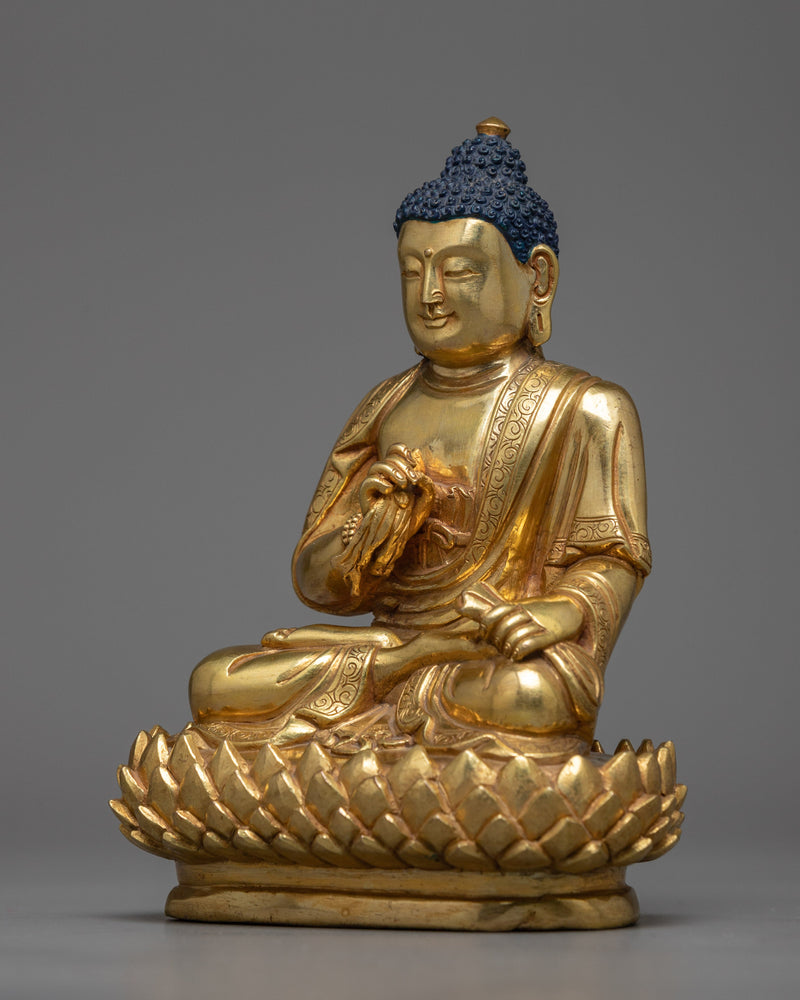 Handmade Buddha Copper Statue | Handcrafted Art for Spiritual Practice