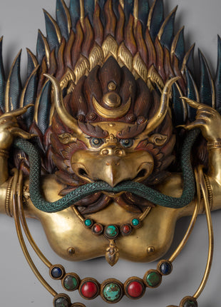 Garuda Decorative Wall Hanging | Handmade Mythological Bird Wall Art