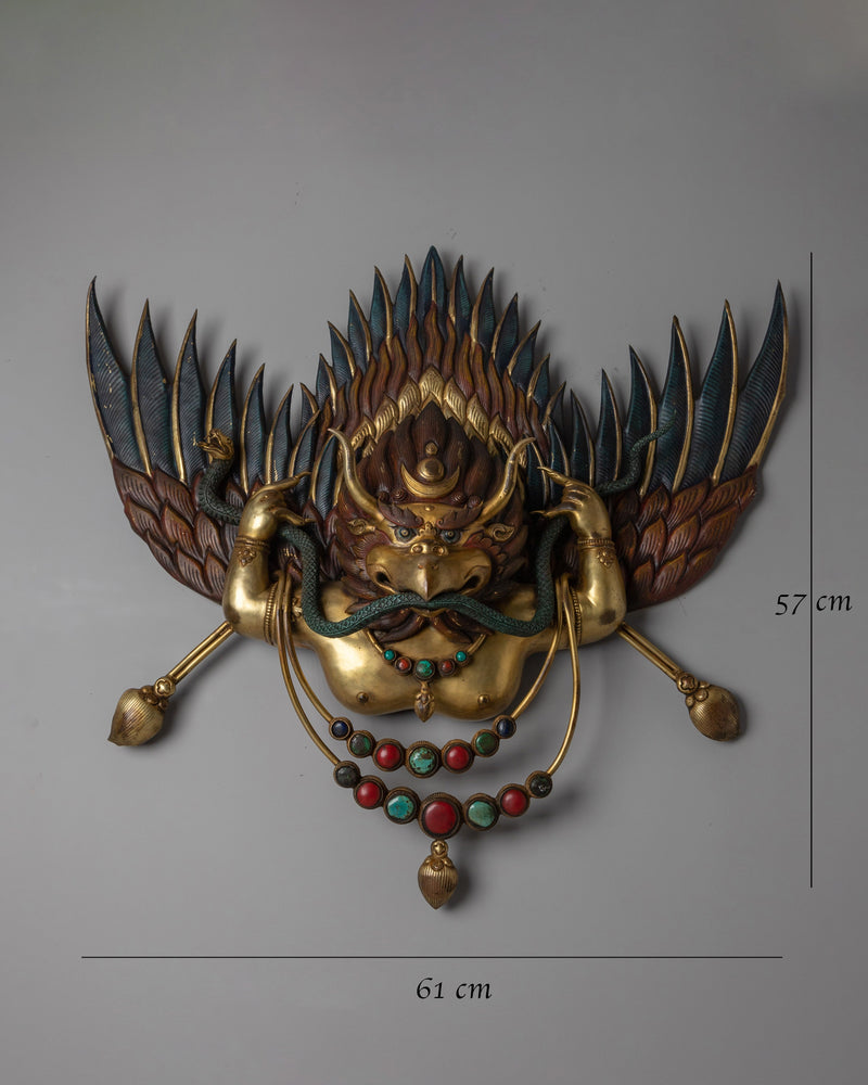 Garuda Decorative Wall Hanging | Handmade Mythological Bird Wall Art