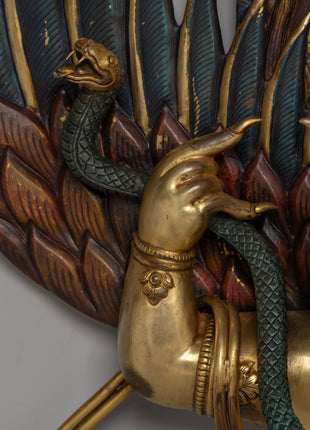 Garuda Decorative Wall Hanging | Handmade Mythological Bird Wall Art
