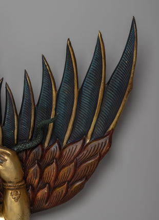 Garuda Decorative Wall Hanging | Handmade Mythological Bird Wall Art