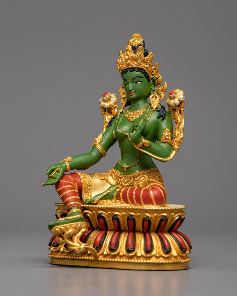 Arya Green Tara Statue | Symbol of Kindness and Strength