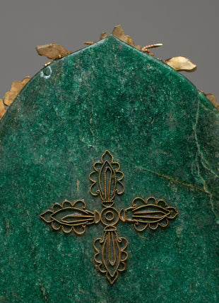 Aventurine Stone Green Tara Statue | Buddhist Grüne Tara Sculpture