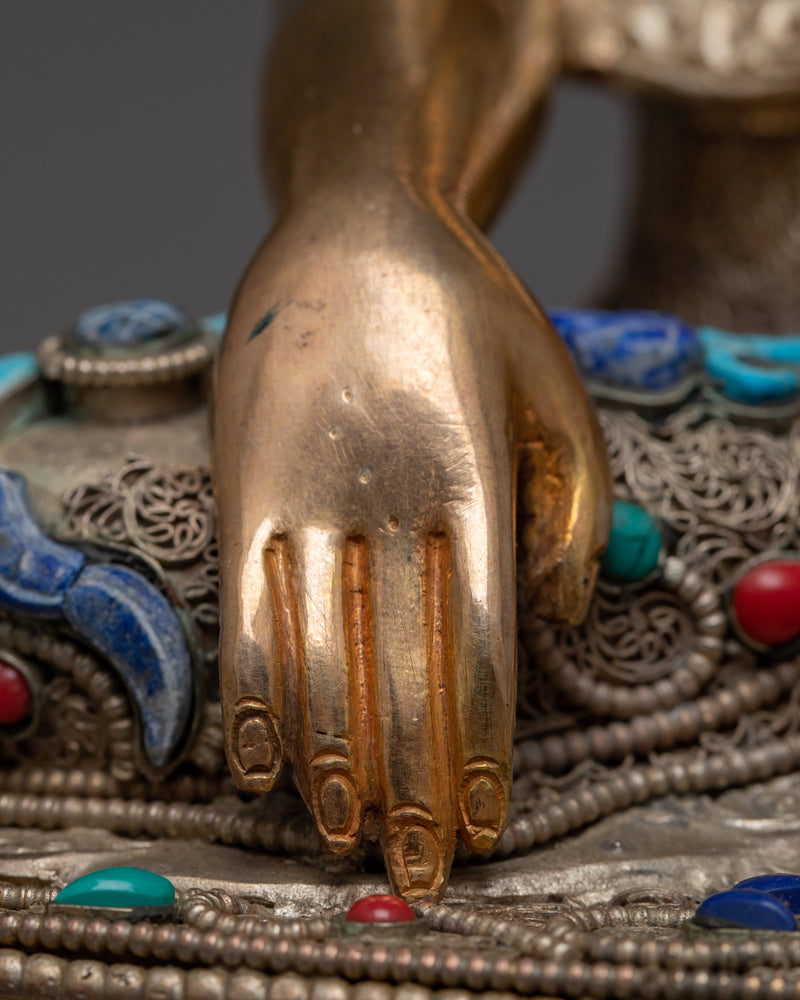 Sacred Copper Shakyamuni Buddha Statue | Symbol of Enlightenment and Compassion