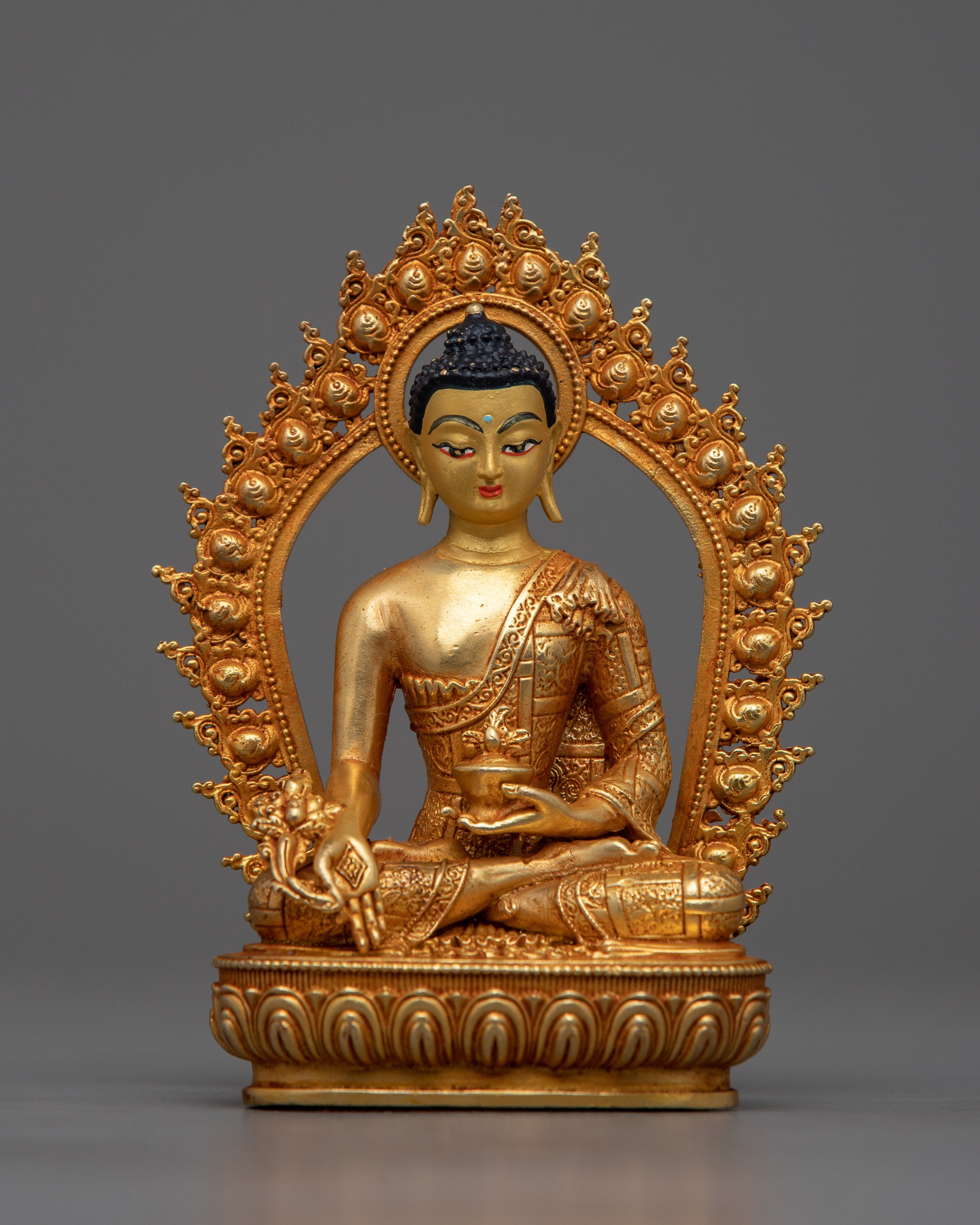 Copper Three Buddha Statue Set | Spiritual Artwork for Balance and Calm