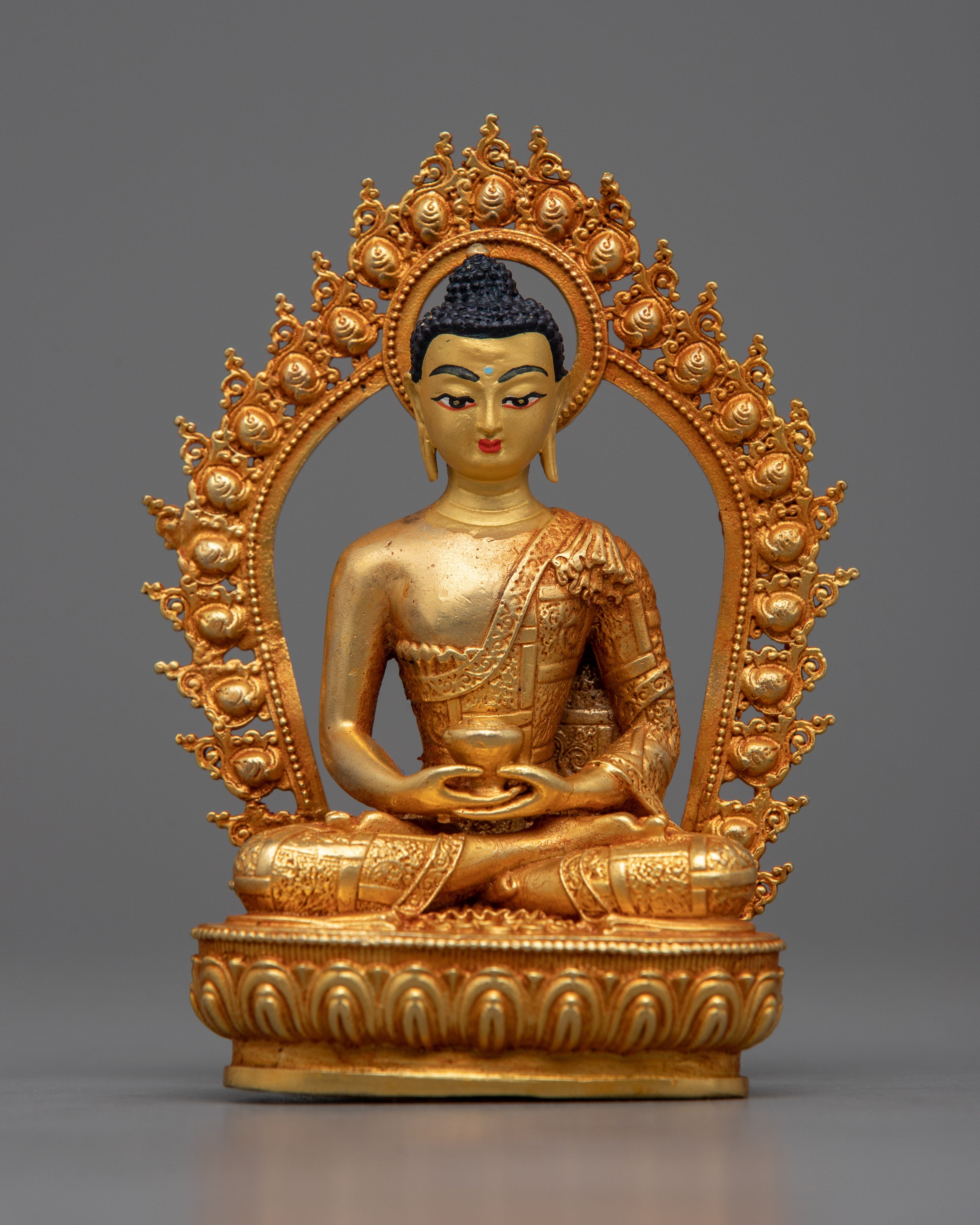 Copper Three Buddha Statue Set | Spiritual Artwork for Balance and Calm