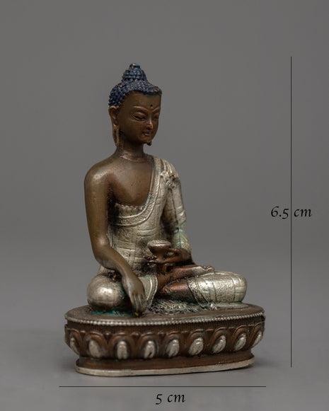 Silver Plated Three Buddha Set | Majestic Addition to Your Sacred Space