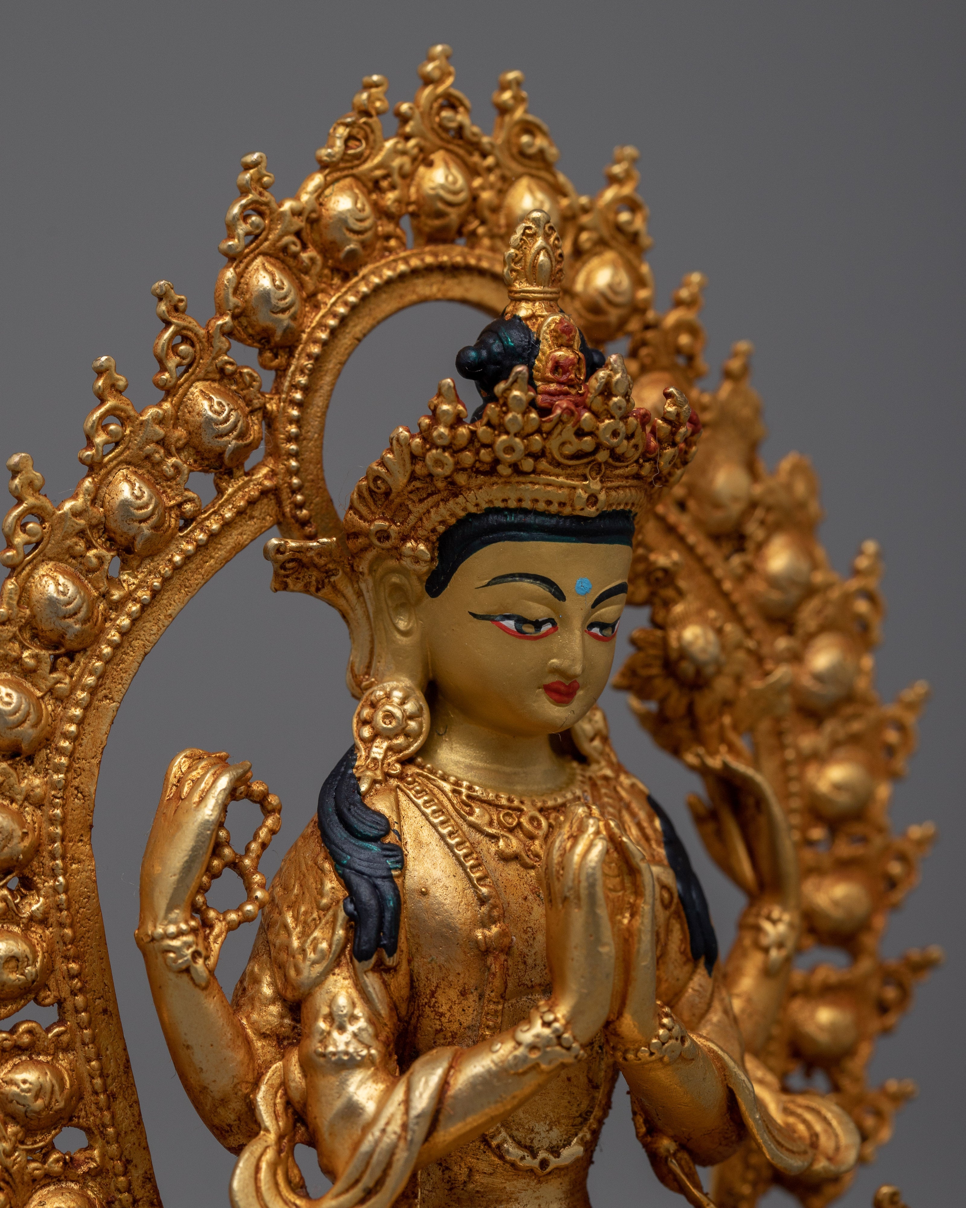 Machine Made Chenresig Statue | Improve Your Meditation Practice with Art