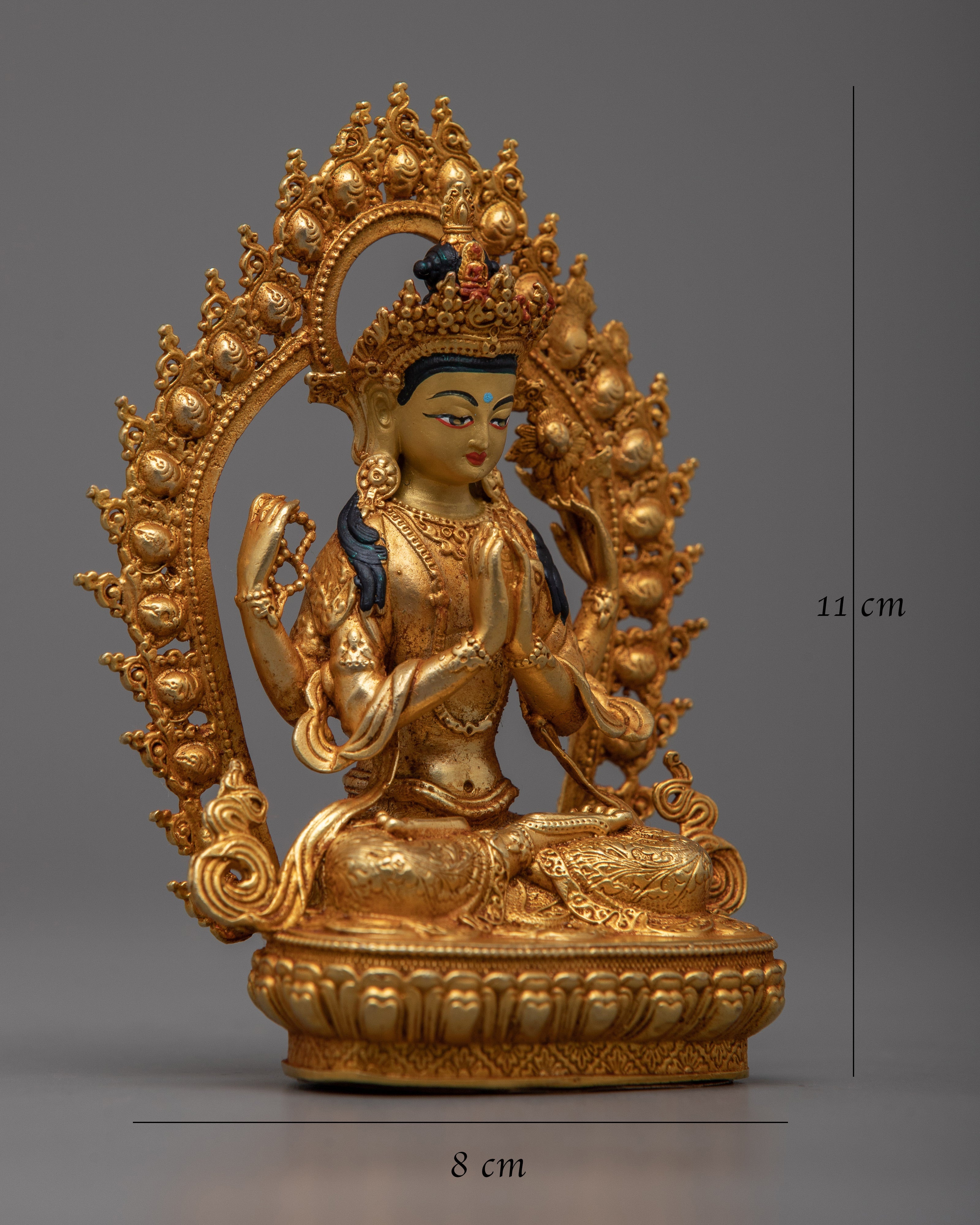 Machine Made Chenresig Statue | Improve Your Meditation Practice with Art