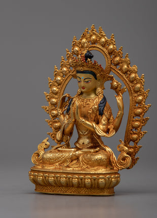 Machine Made Chenresig Statue | Improve Your Meditation Practice with Art