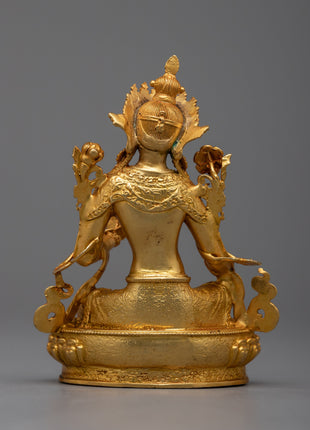 Machine Made Bodhisattva Set | Copper and 24k Gold for Serene Meditation Space