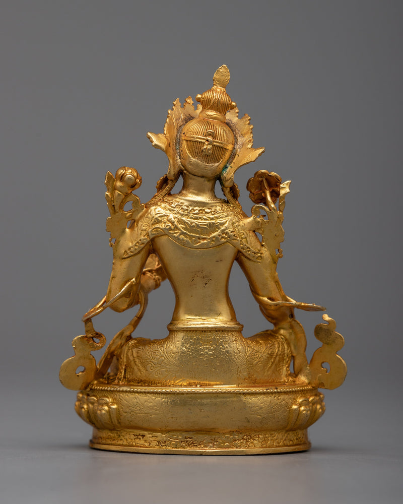 Machine Made Bodhisattva Set | Copper and 24k Gold for Serene Meditation Space
