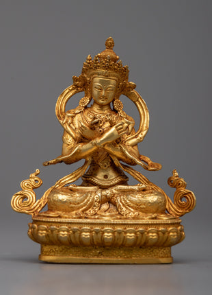 Machine Made Bodhisattva Set | Copper and 24k Gold for Serene Meditation Space