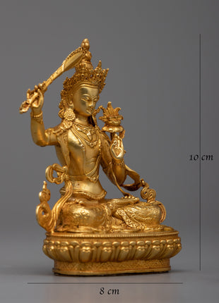 Machine Made Bodhisattva Set | Copper and 24k Gold for Serene Meditation Space