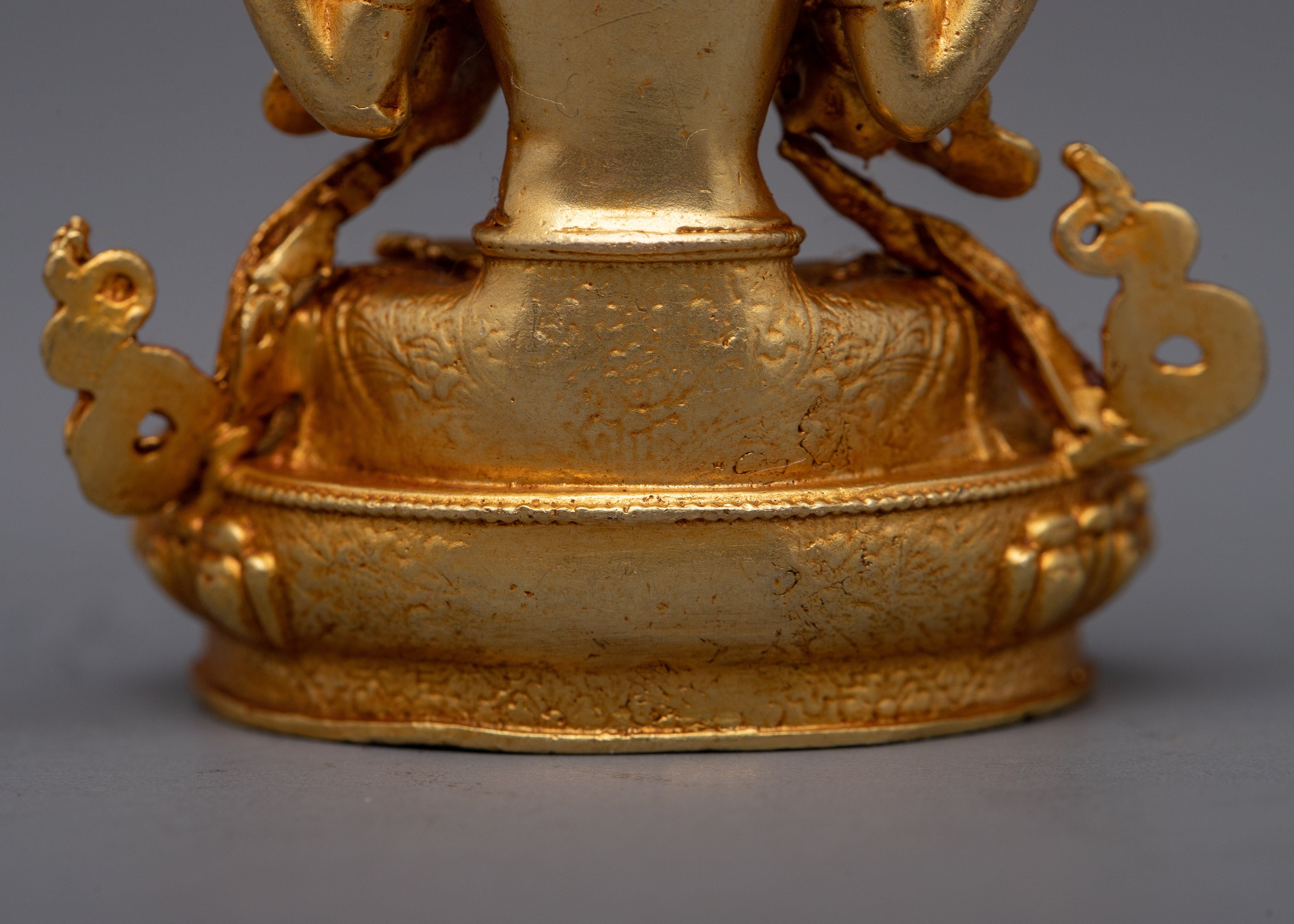Buddhist Chenresig Copper Statue | Machine Made for Serenity and Peace