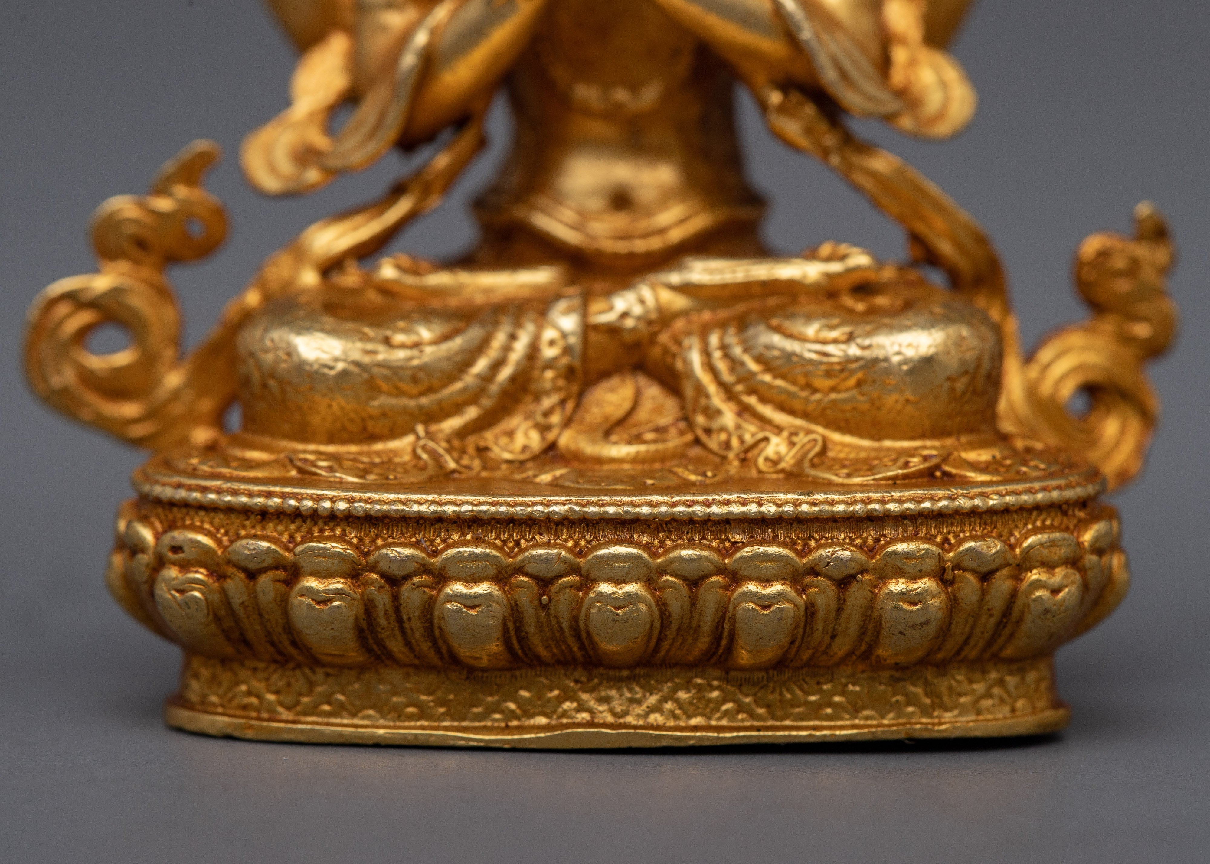 Buddhist Chenresig Copper Statue | Machine Made for Serenity and Peace
