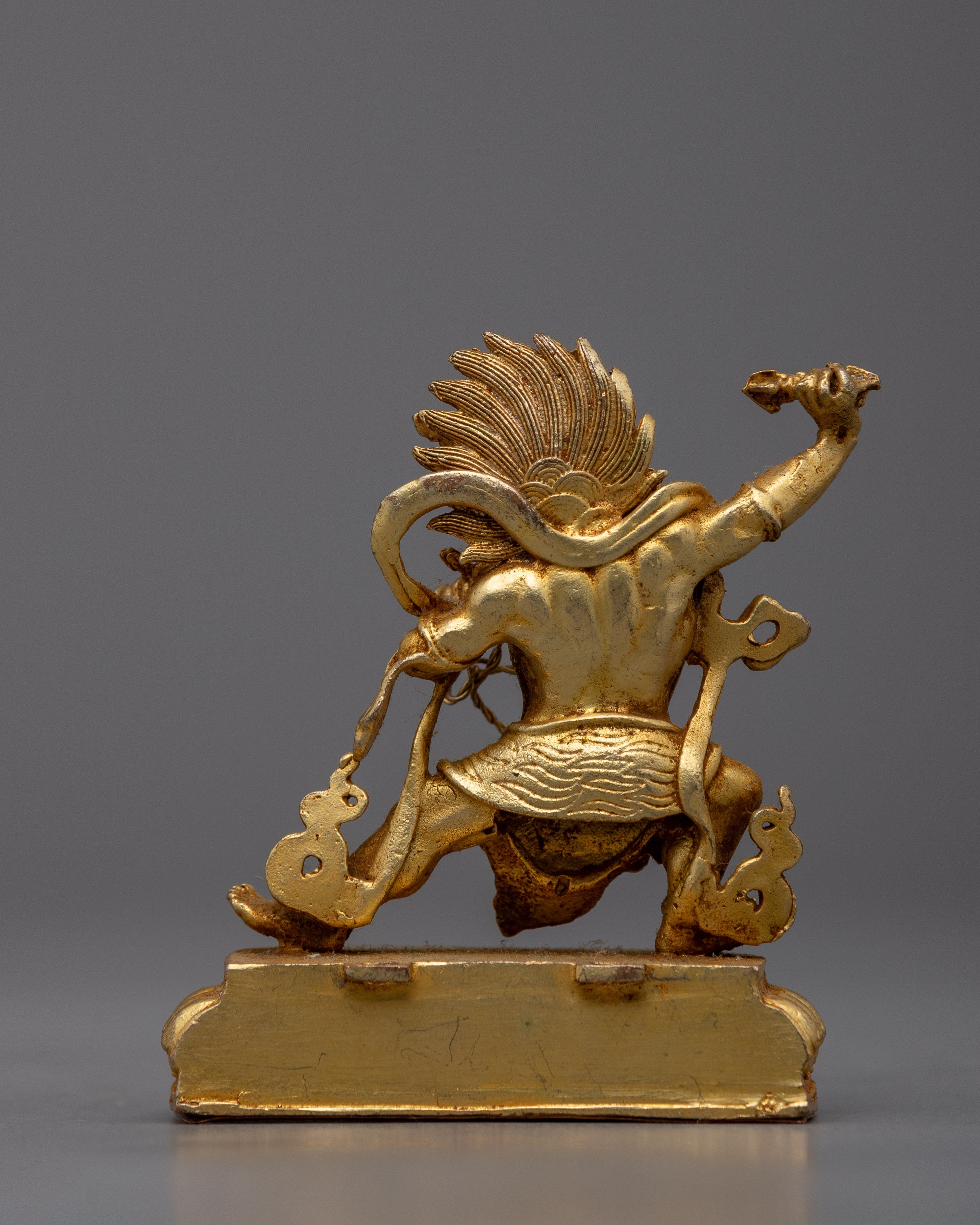 Machine Made Wrathfull Vajrapani Statue |  Fierce Guardian for Meditation and Altar