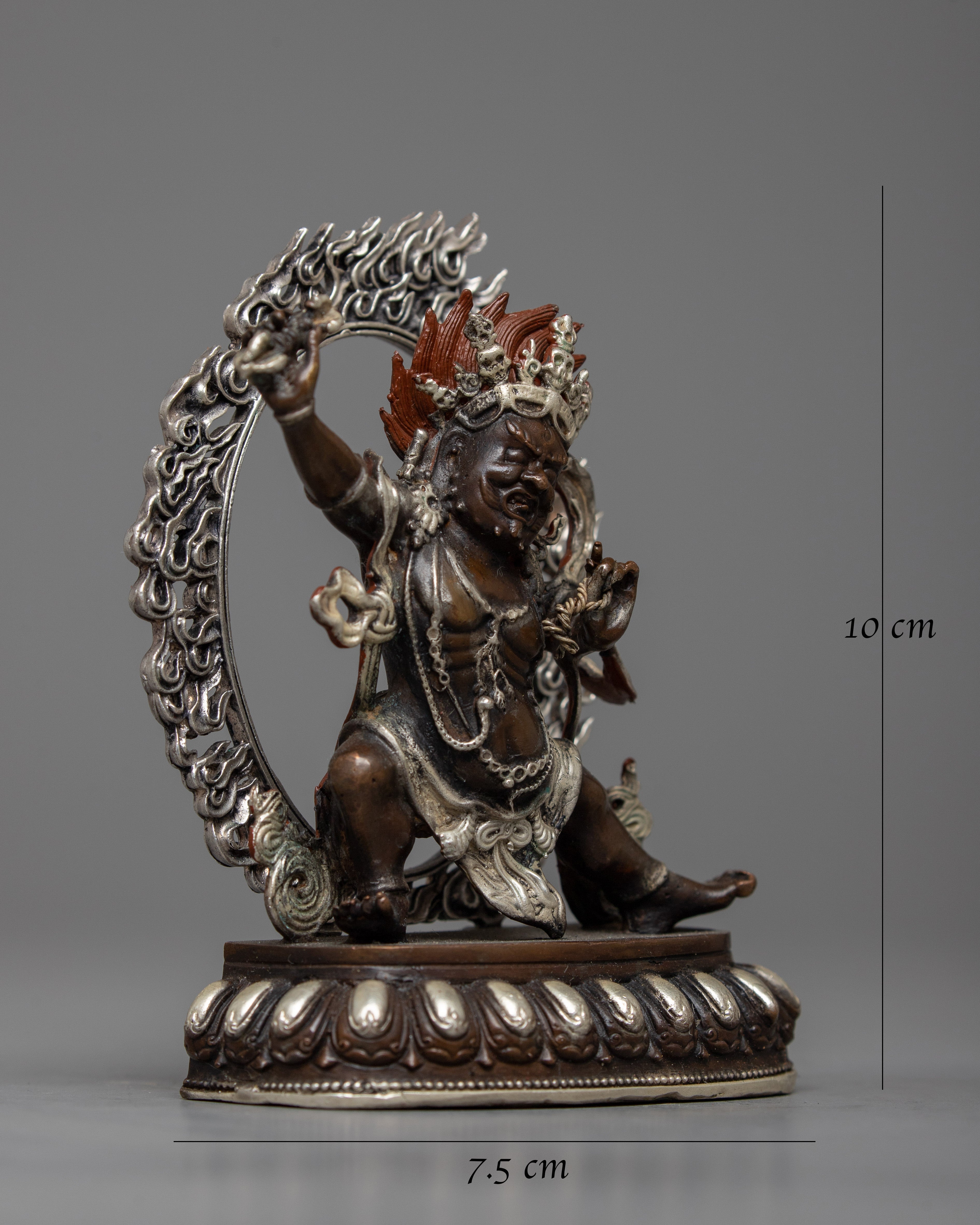 Machine Made Copper Vajrapani Statue | Powerful Guardian in Tibetan Buddhism
