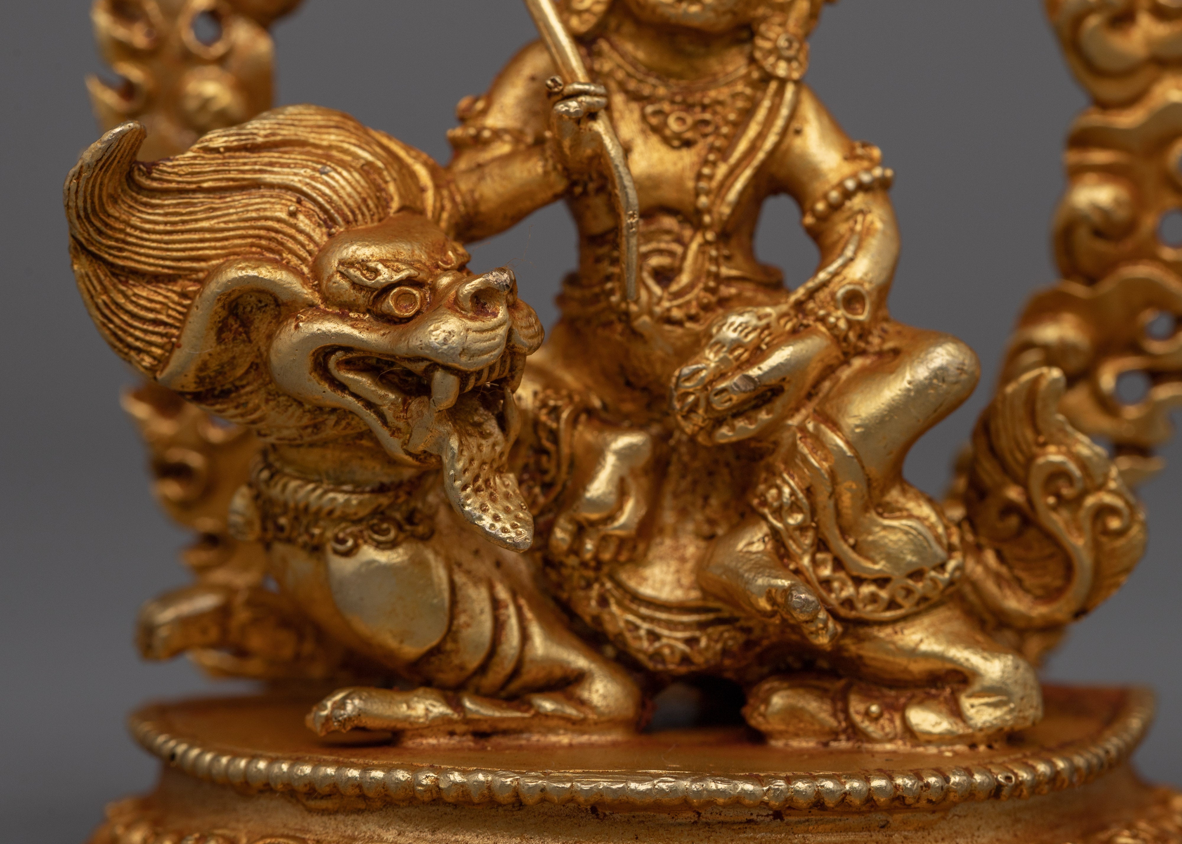 Machine Made King Vaishravana( Namtoshe )Statue | The Deity of Wealth and Abundance