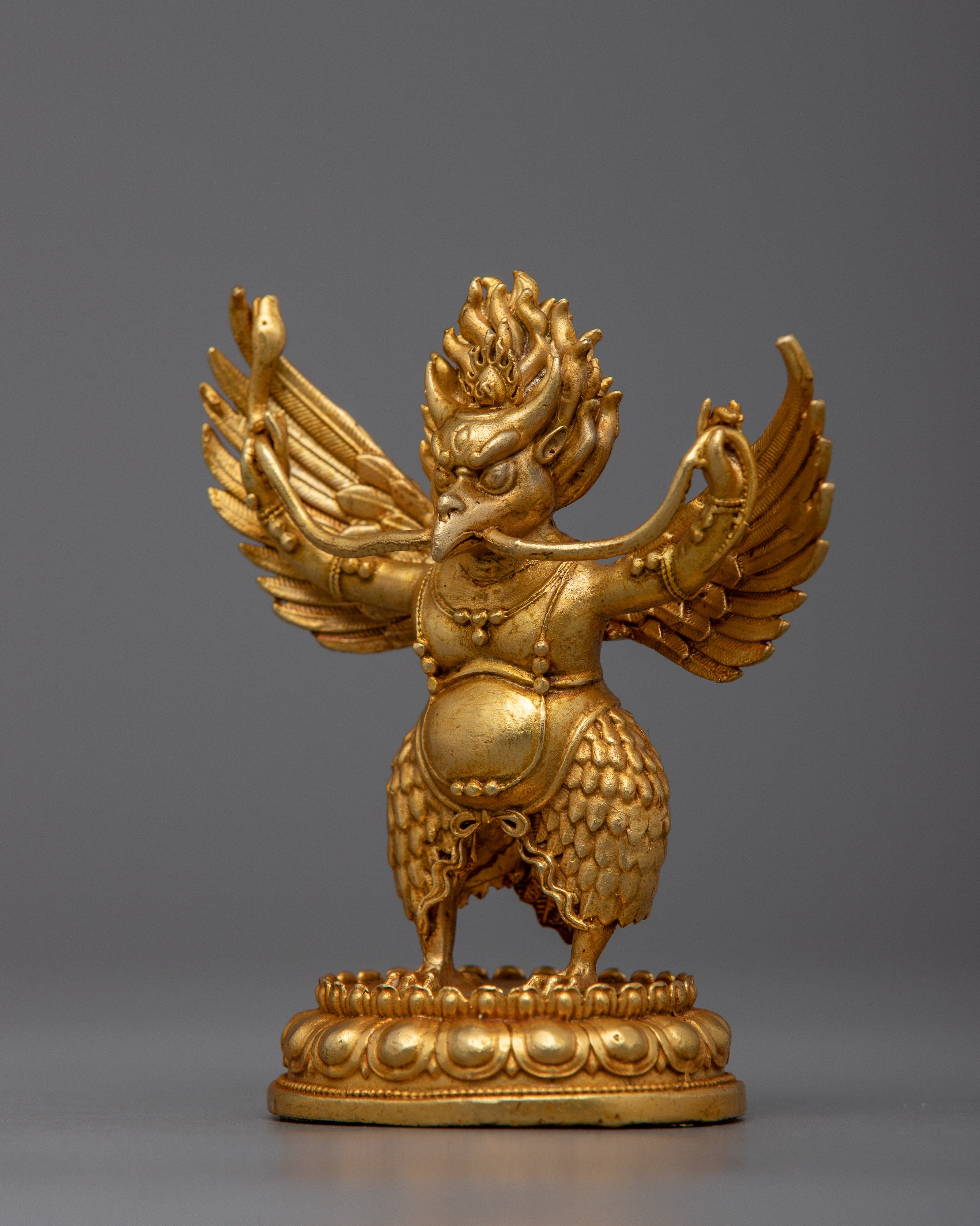 Machine Made Garuda Statue | Traditionally Crafted Himalayan Art