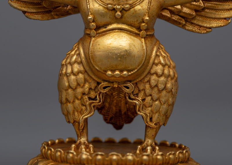 Machine Made Garuda Statue | Traditionally Crafted Himalayan Art