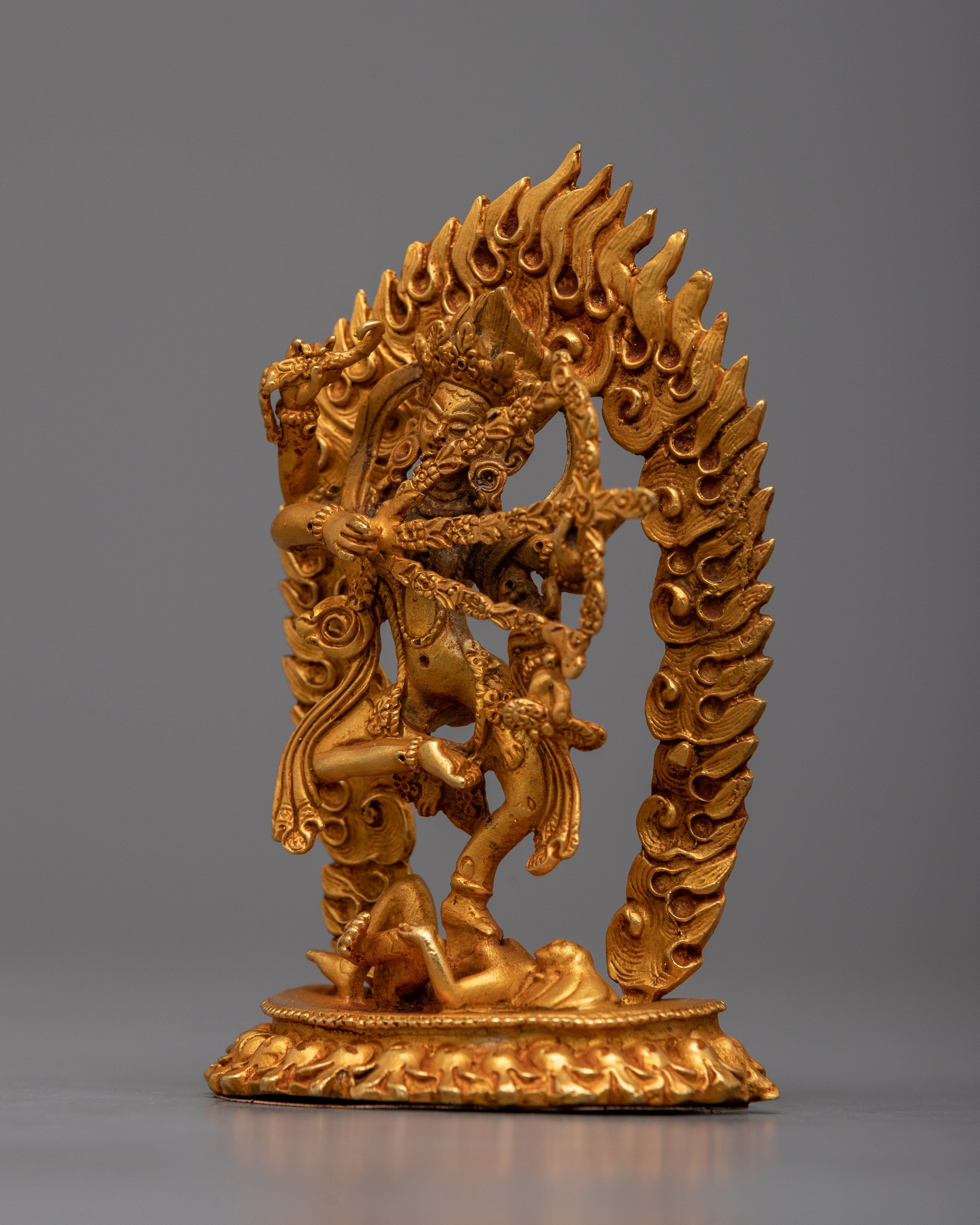 Copper Kurukulla Statue | Machine Made Deity for Meditation Space