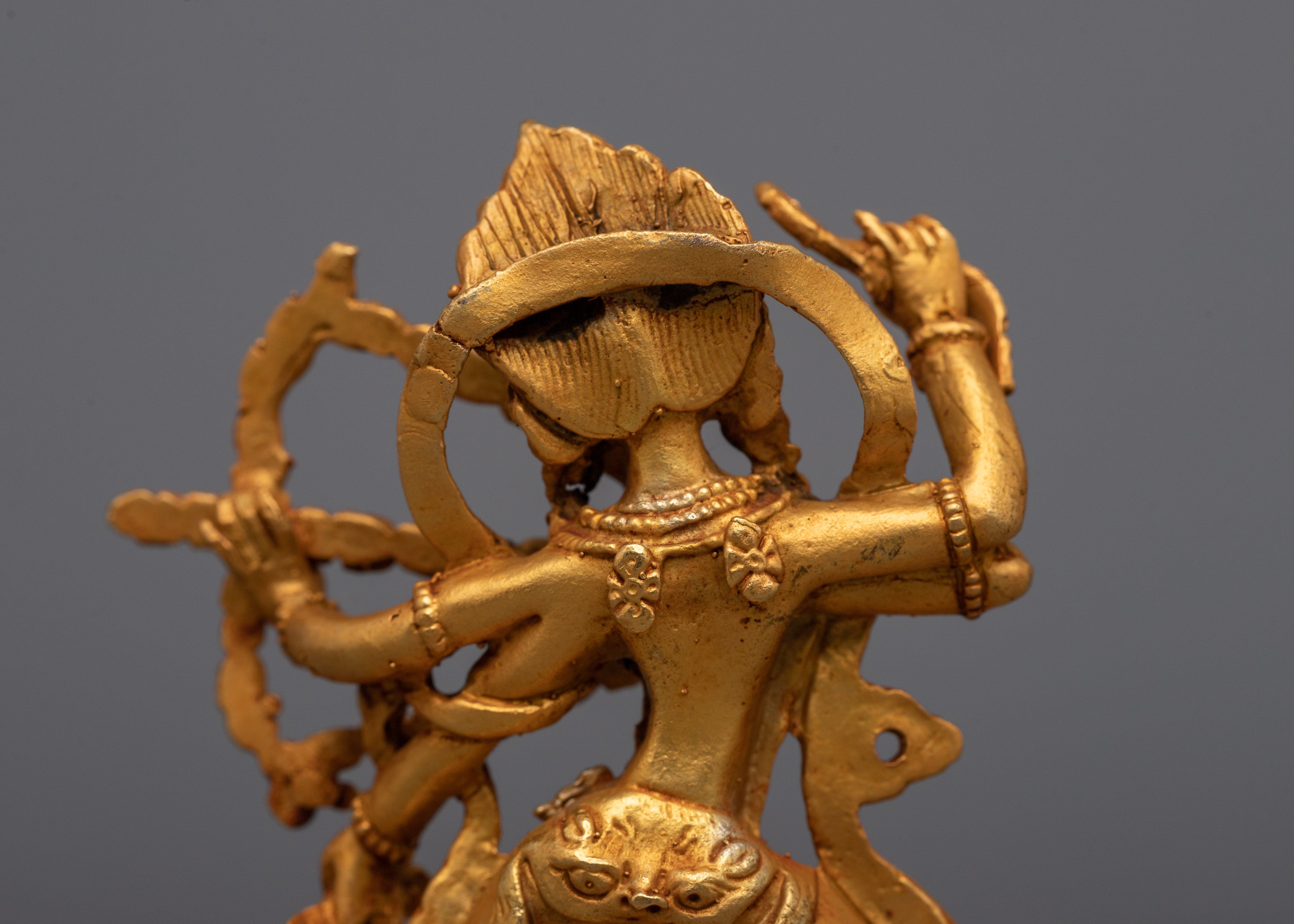 Copper Kurukulla Statue | Machine Made Deity for Meditation Space