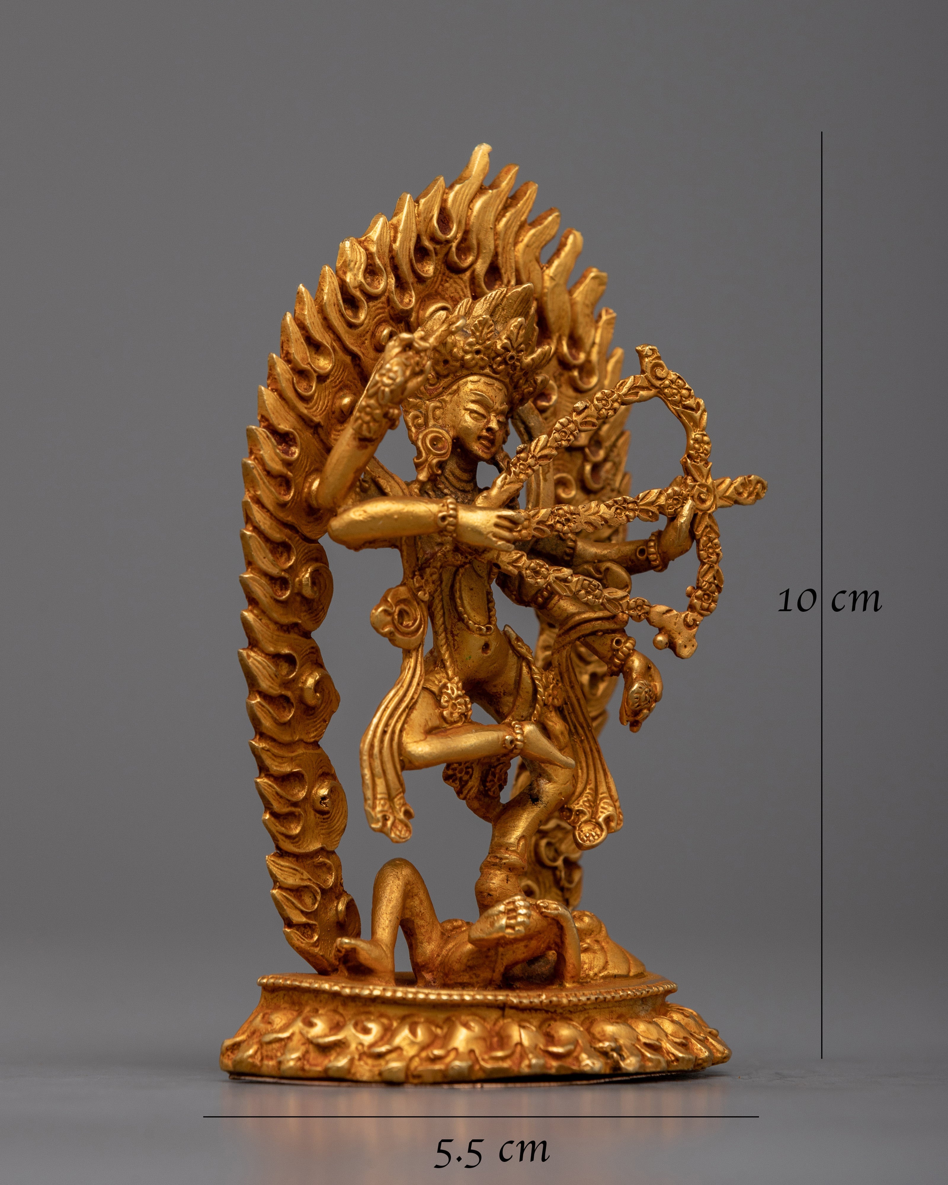 Copper Kurukulla Statue | Machine Made Deity for Meditation Space