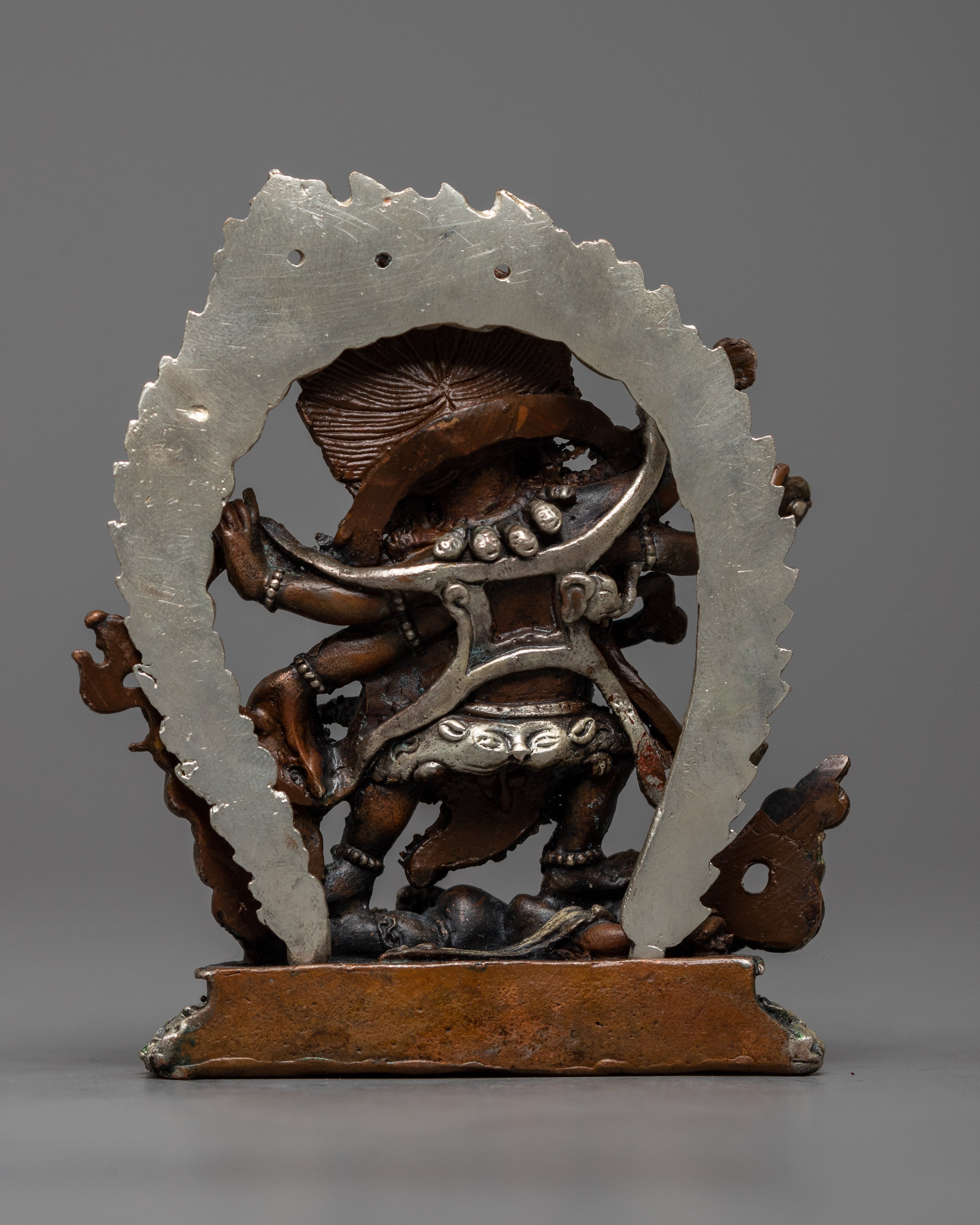 Machine Made Mahakala Statue | Symbol of Fearlessness and Power