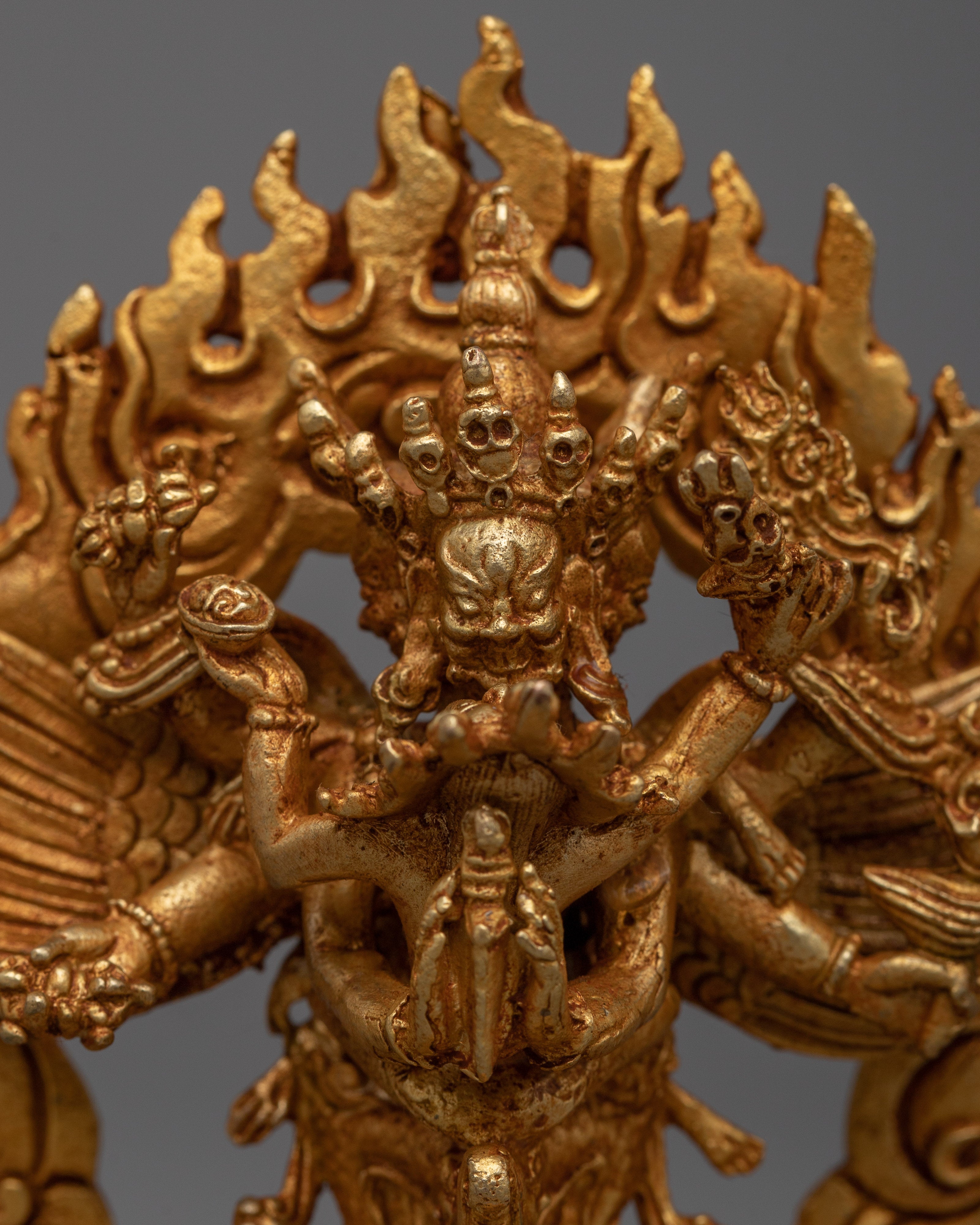 Machine Made Vajrakilaya Statue | Powerful Tibetan Deity Crafted with Precision