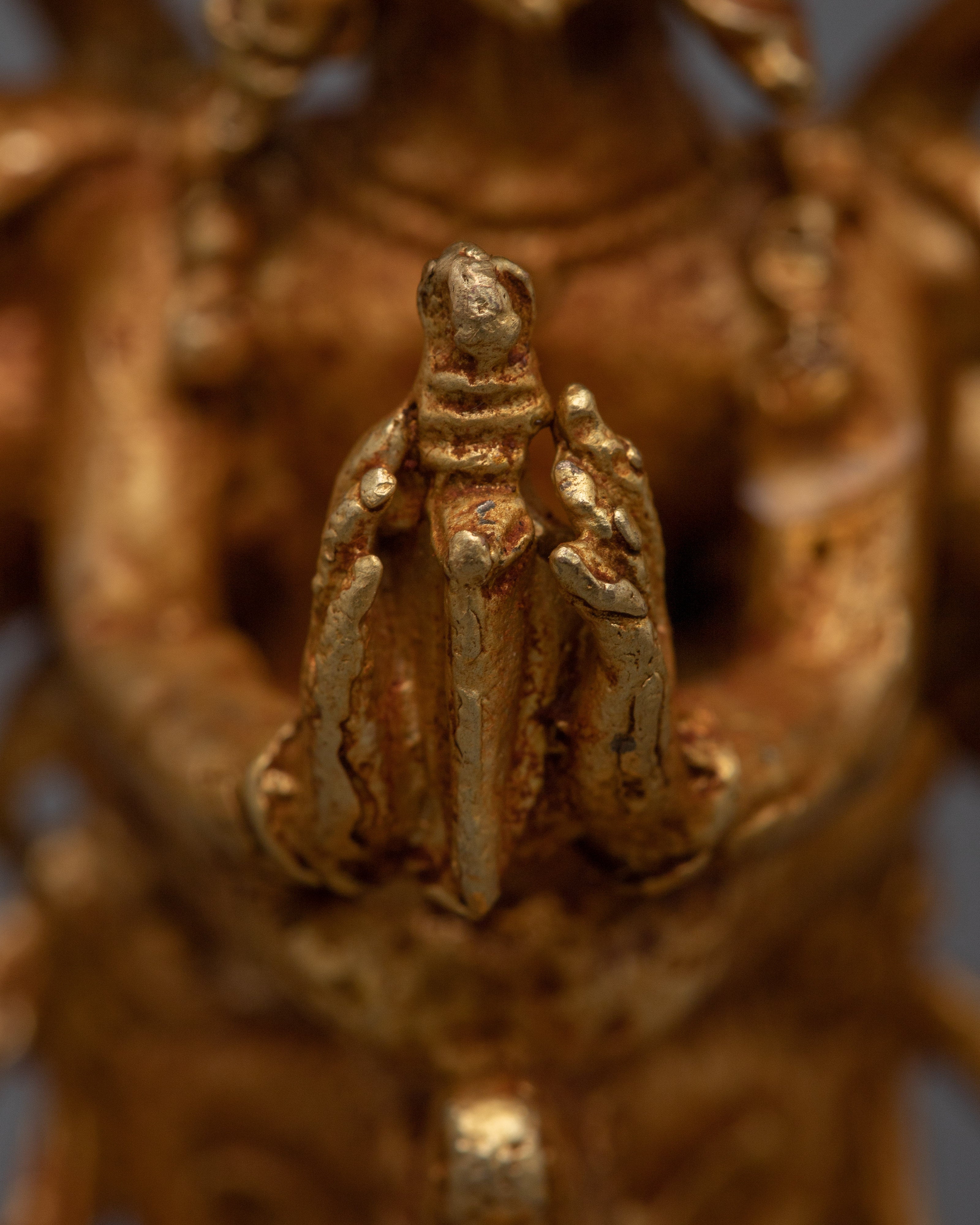 Machine Made Vajrakilaya Statue | Powerful Tibetan Deity Crafted with Precision