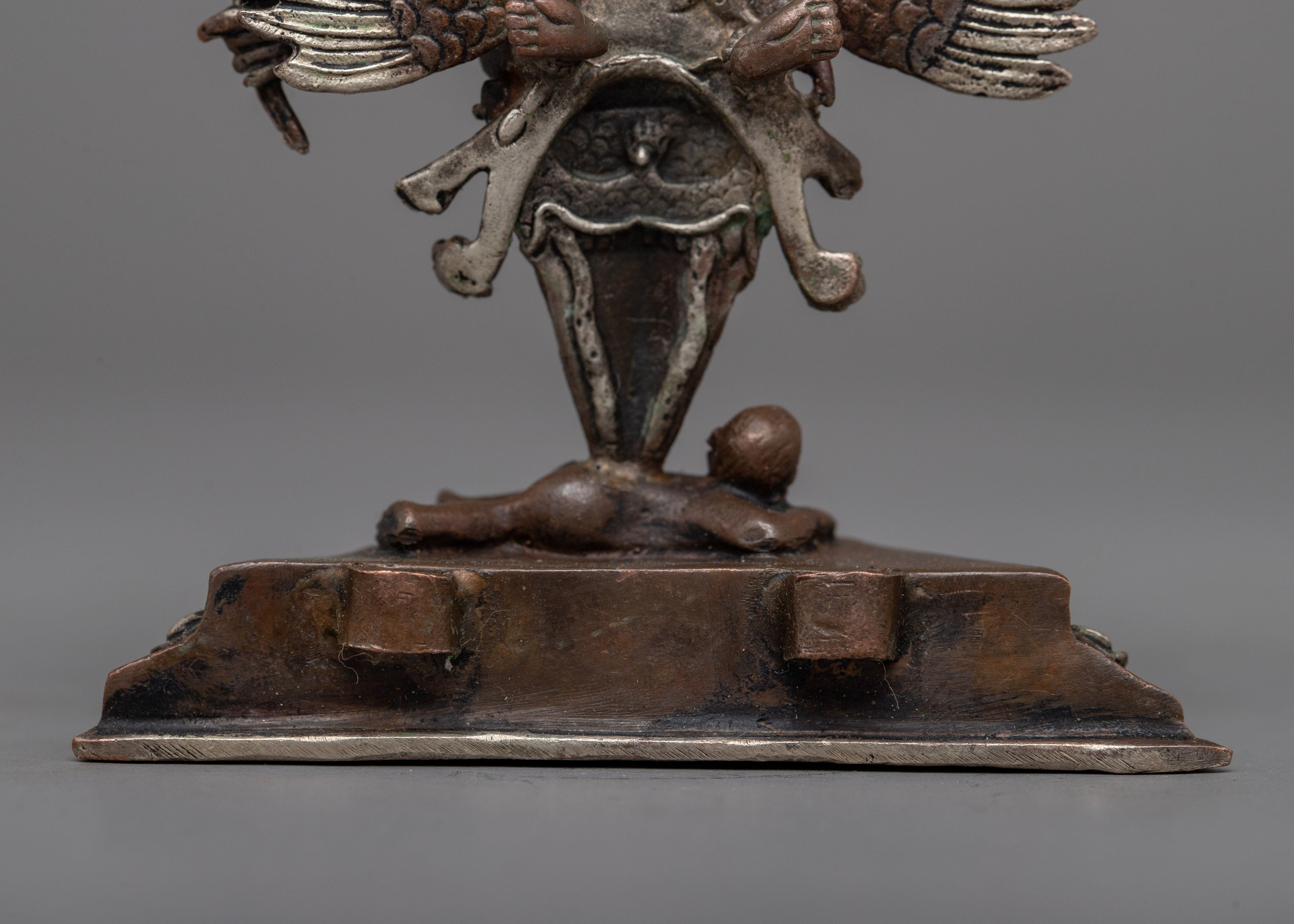 Machine Made Copper Vajrakilaya Statue | Fierce Guardian for Your Altar