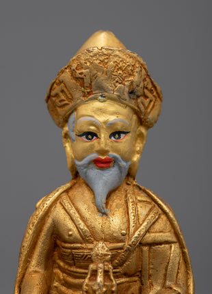 Zhabdrung Ngawang Namgyel Statue |  Machine made Figurine for Meditation and Reflection