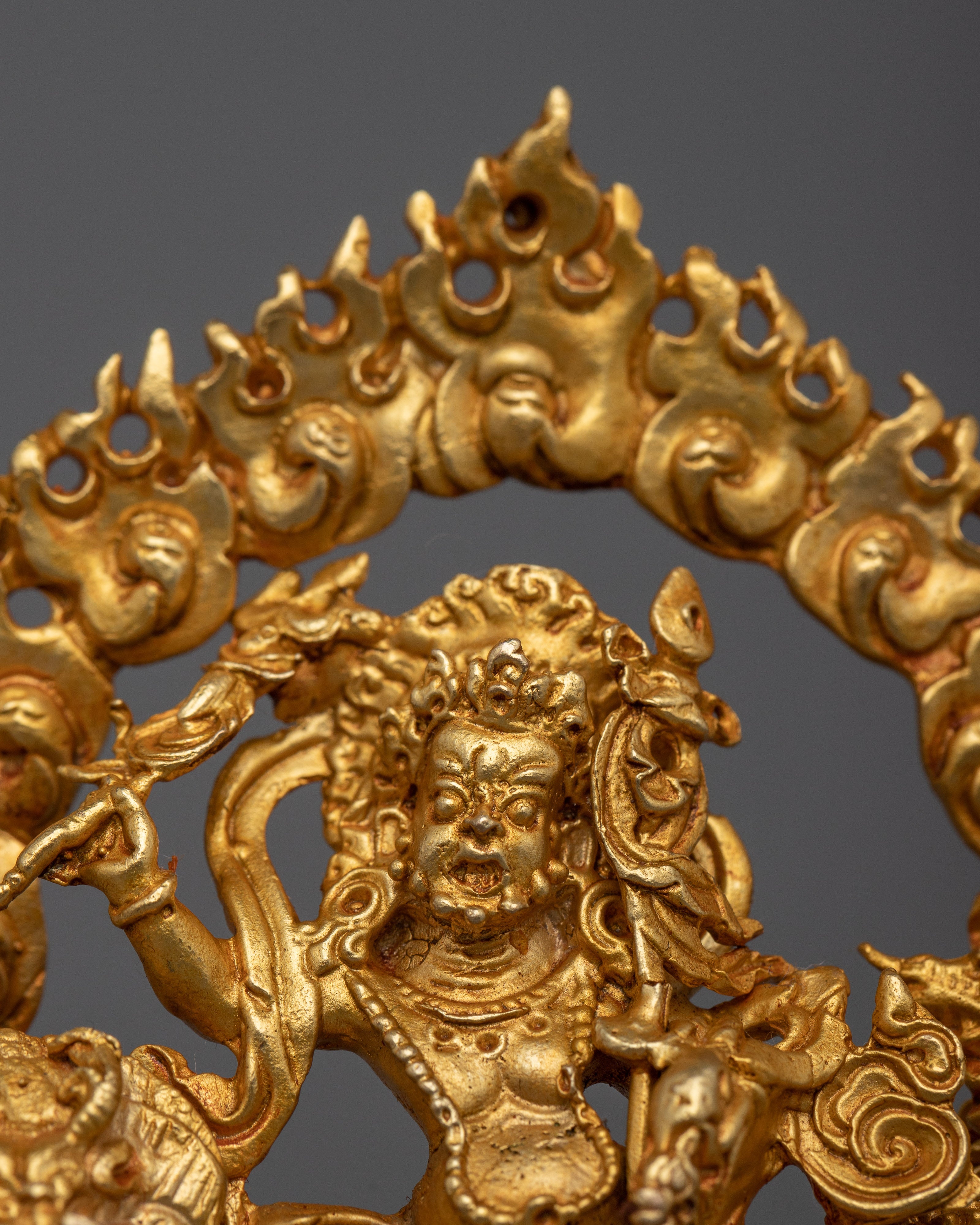 Machine Made White Dzambhala Statue | Buddhist Deity of Wealth