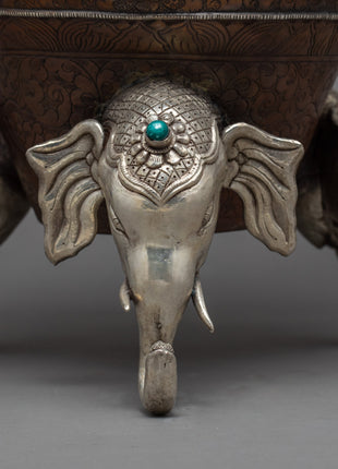 Handcrafted Nepalese Incense Burner | Buddhist Ritual Altar