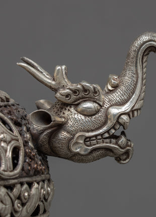 Handcrafted Nepalese Incense Burner | Buddhist Ritual Altar