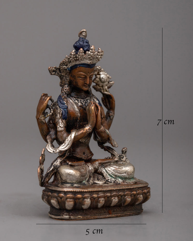Chenrezig Statue Made by Machine | Bodhisattva of Wisdom for Intellectual Growth