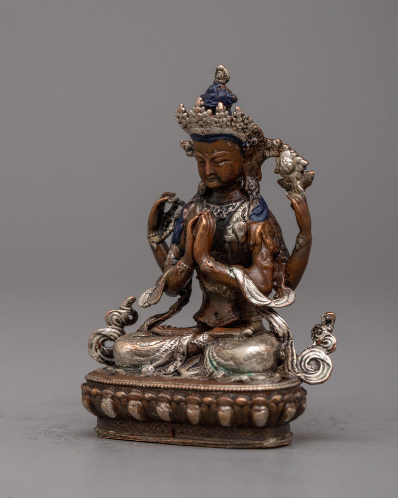 Chenrezig Statue Made by Machine | Bodhisattva of Wisdom for Intellectual Growth